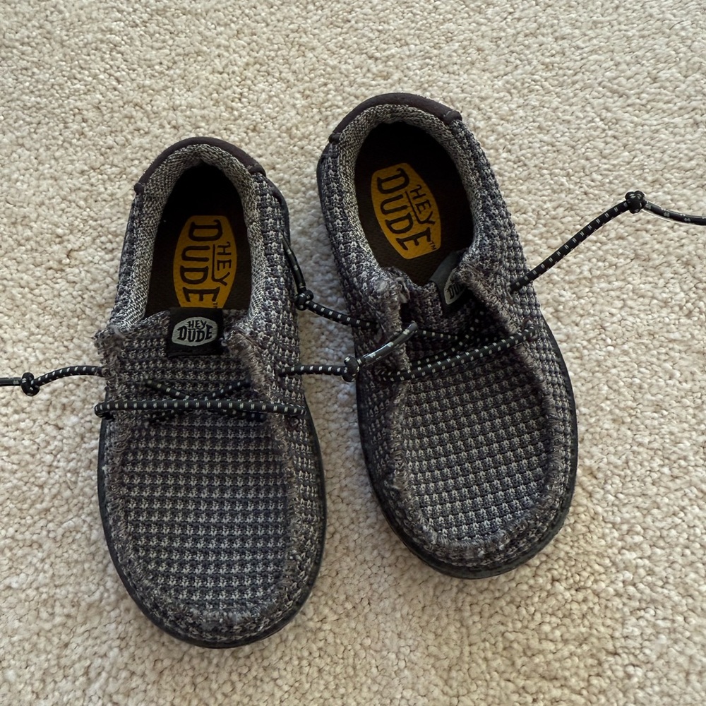 Hey Dude Gray Casual Shoes Toddler